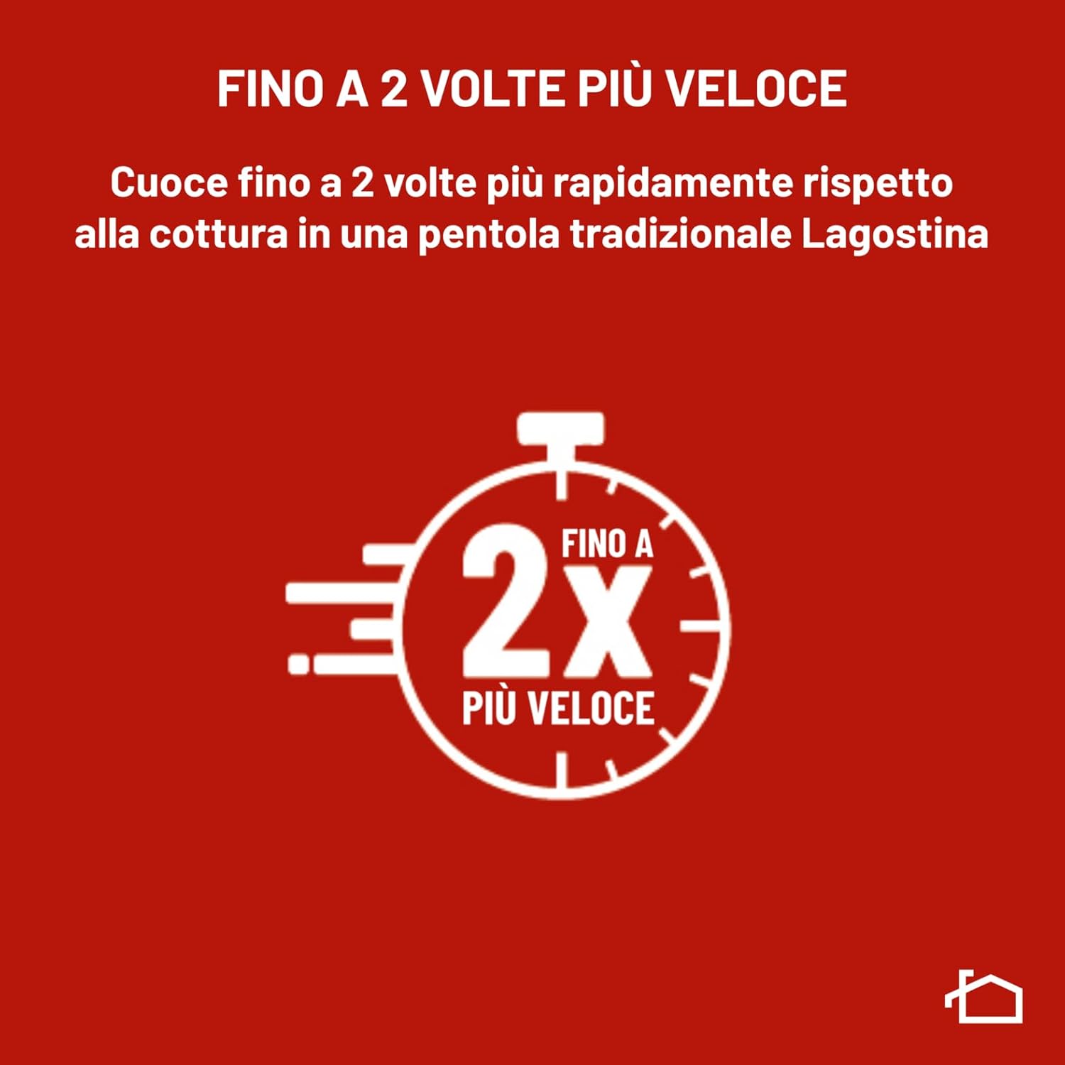 Lagostina Mia Pentola a Pressione 7 L in Acciaio Inox 18/10 Ø 22 cm, Pentola Induzione e Gas, Coperchio con Apertura Facilitata, Fondo a tre Strati, Lavabile in Lavastoviglie