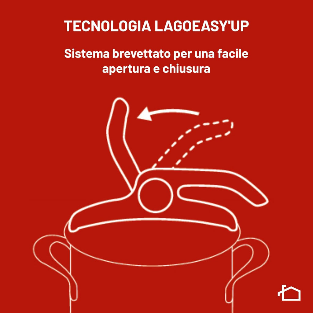 Lagostina Mia Pentola a Pressione 7 L in Acciaio Inox 18/10 Ø 22 cm, Pentola Induzione e Gas, Coperchio con Apertura Facilitata, Fondo a tre Strati, Lavabile in Lavastoviglie