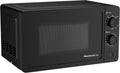 Melchioni Family Microonde 20L con Grill - ONDA - 800W - Dimensioni 46x32x26 cm - Timer 1–35 Minuti - Piatto in Vetro e Apertura con Pulsante - Nero