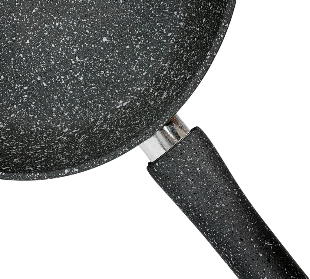 Today Home,Padella Antiaderente Effetto Pietra, Lady Stone,20cm, Rivestimento Antiaderente PFOA Free,Adatta a Tutti i Piani e Induzione,Manico Ergonomico,Fondo Full Induction,Colore Grigio Granito
