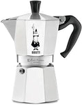 Bialetti Caffettiera Moka Express 6 Tazze, Manico anti scottatura, Non adatta a induzione, 6 Tazze (270 ml), Alluminio [Classe di efficienza energetica A+]