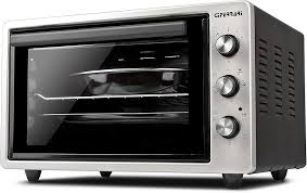 G3 Ferrari G10153 Forno Elettrico Ventilato, Raggiunge fino a 300° C, 5 modalità di cottura, 1400 W, Vetro doppio, Timer 90 min, Accessori inclusi, Argento Nero